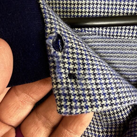 Vtg Polo By Ralph Lauren Polo Shirt 2XL XXL Blue Men's L/S Pima Cotton Preppy - Picture 7 of 8